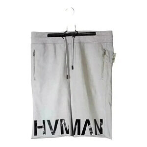 Hvman French Terry Sweatshorts Ghost Gray Men's Large
